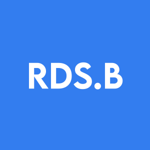 Stock RDS.B logo