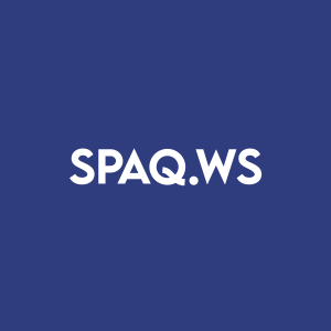 Stock SPAQ.WS logo