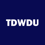 TDWDU Stock Logo