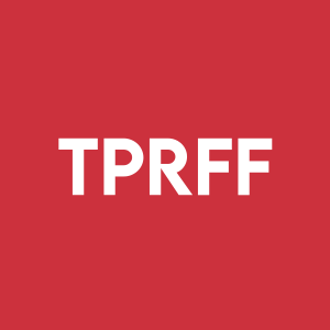 Stock TPRFF logo