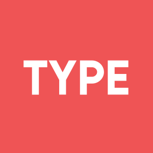 Stock TYPE logo