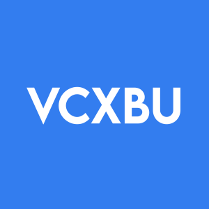 Stock VCXBU logo