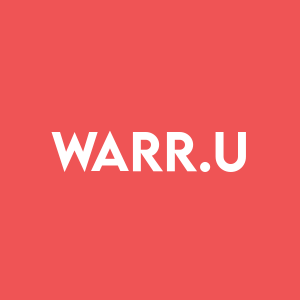 Stock WARR.U logo