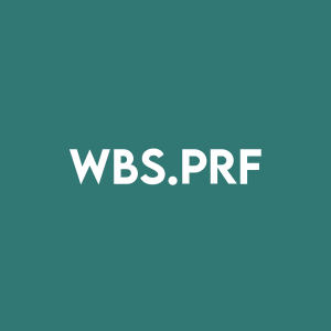 Stock WBS.PRF logo