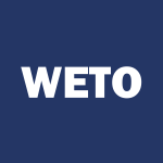 WETO Stock Logo