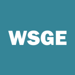 WSGE Stock Logo