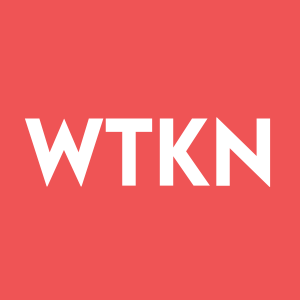 Stock WTKN logo