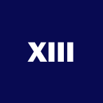 XIII Stock Logo