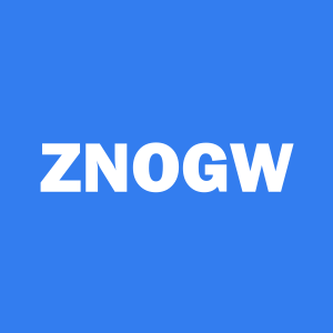 Stock ZNOGW logo