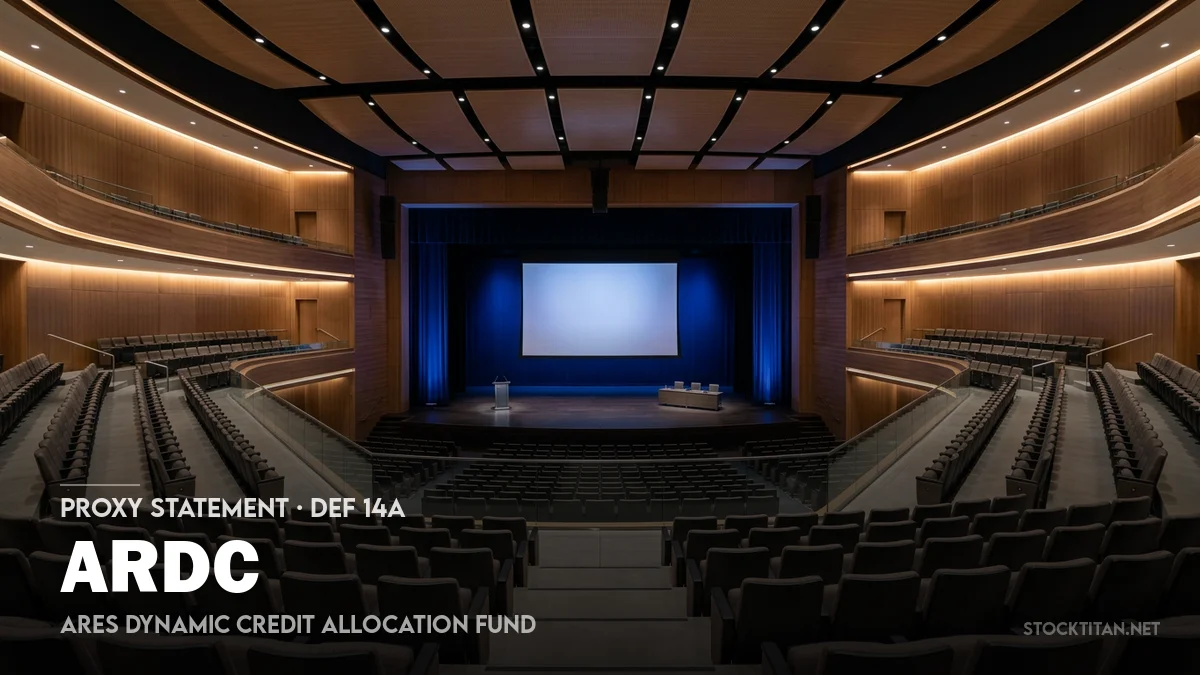 Ares Dynamic Credit Fund sets 2026 director votes | ARDC Proxy Statement