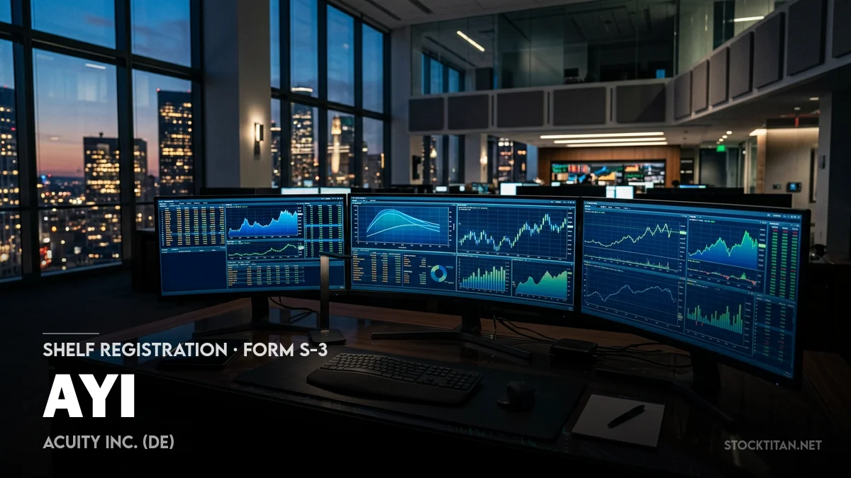 Acuity registers stock and debt for future offerings | AYI S-3 Registration