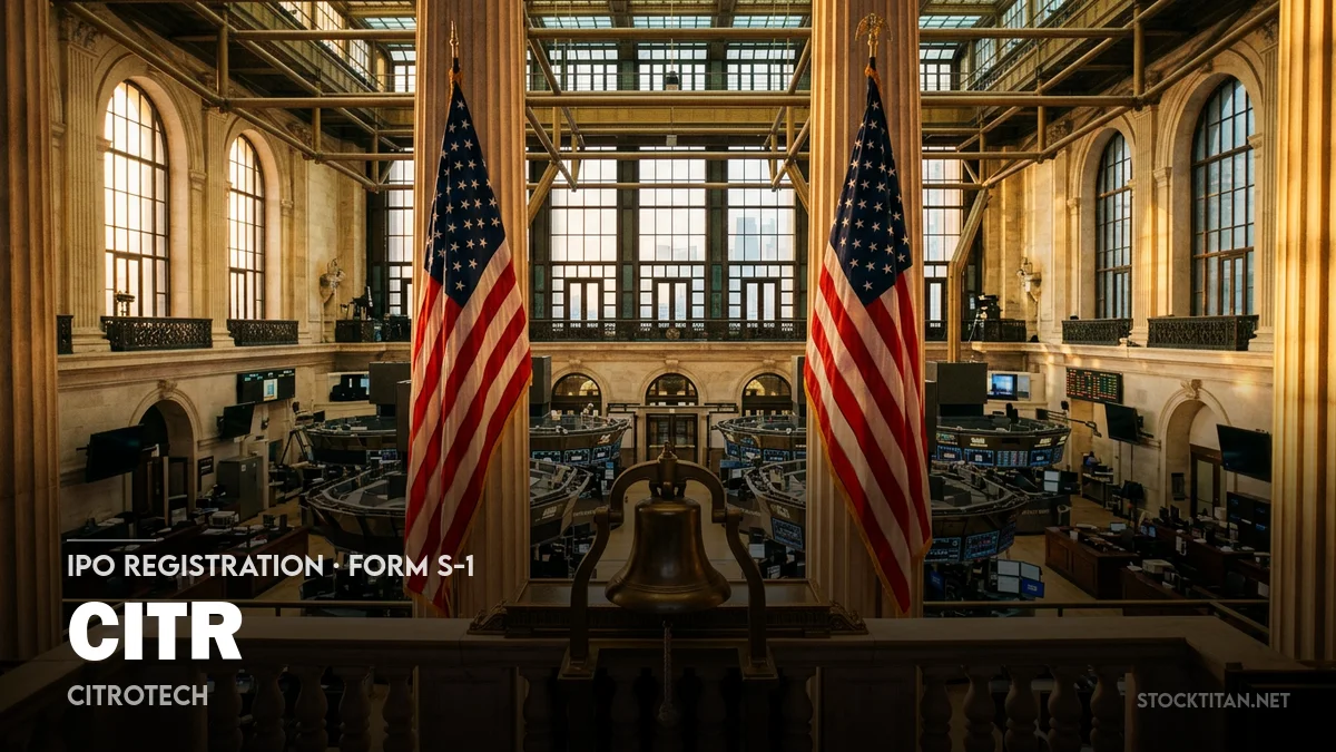 CitroTech Inc. Files IPO Registration Statement | CITR Form S-1