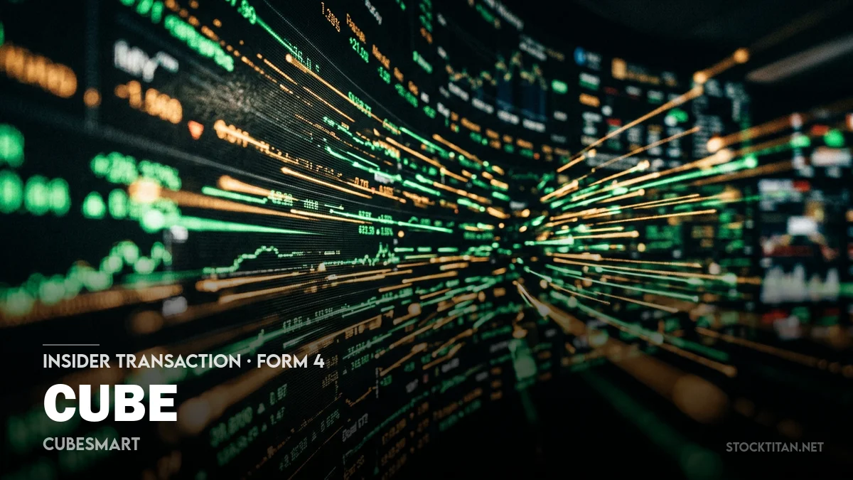 [Form 4] CubeSmart Insider Trading Activity | CUBE Insider Trading
