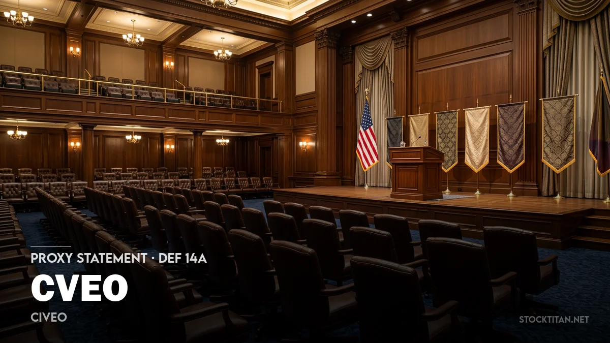 2 News Article Image Civeo (CVEO) sets 2026 director, pay and equity plan votes