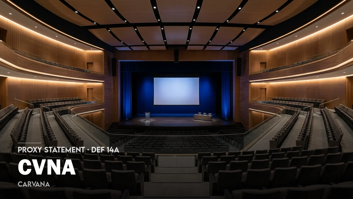 1 News Article Image Carvana (NYSE: CVNA) prévoit un fractionnement d'actions de 5 pour 1 et un vote sur un nouveau plan d'incitation