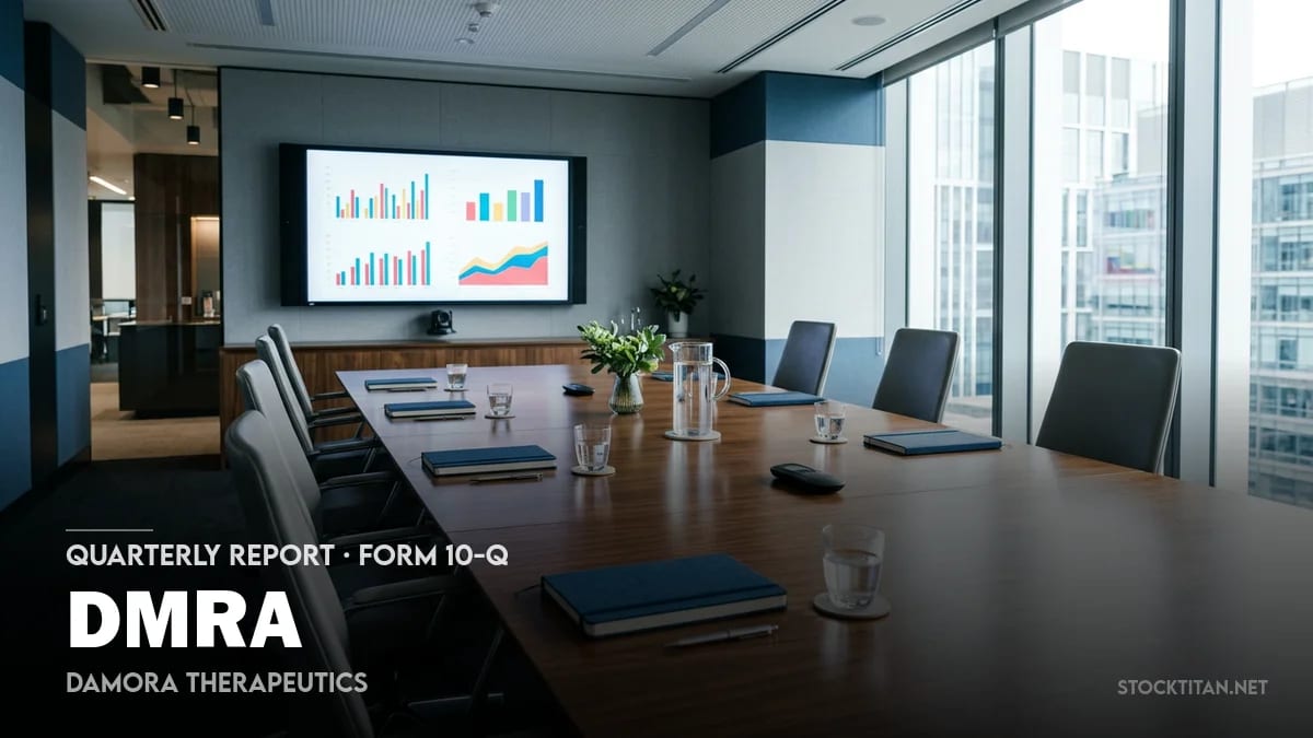 Damora Q1 loss widens as R&D and cash surge | DMRA Quarterly Report (10-Q)