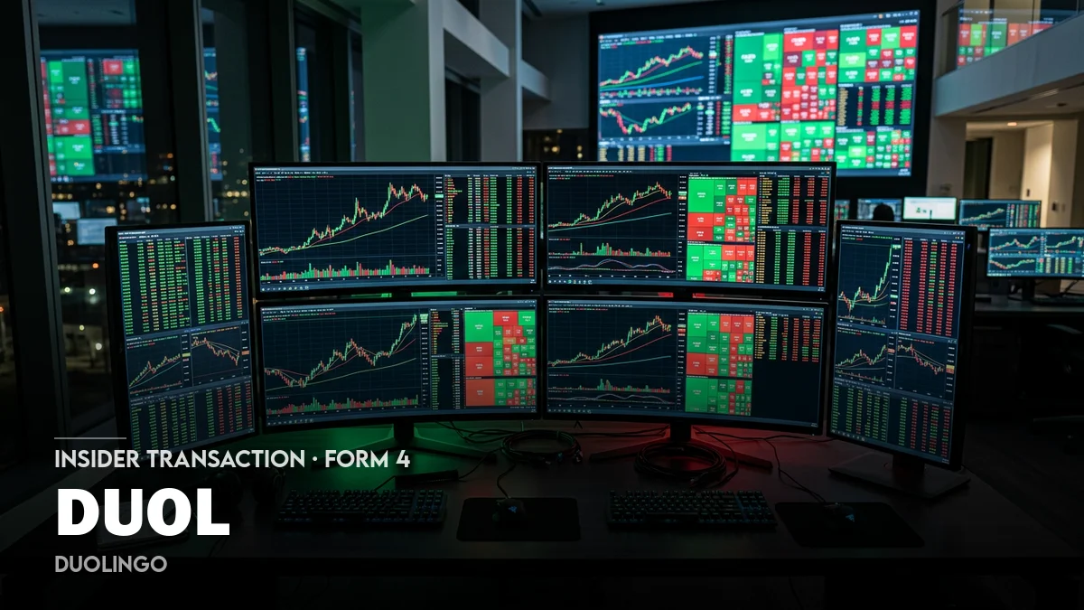 0 News Article Image [Form 4] Duolingo, Inc. Insider Trading Activity