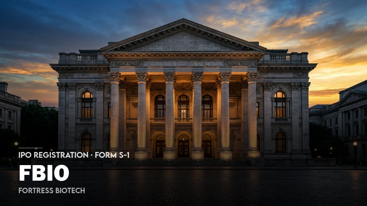 Fortress Biotech registers 600,000 shares for Oaktree resale | FBIO IPO ...
