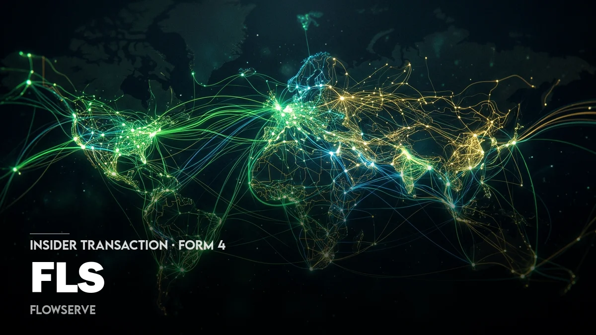0 News Article Image Flowserve (NYSE: FLS) CLO logs RSU vesting and tax-share moves