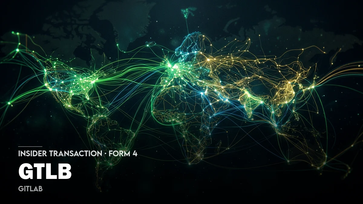 0 News Article Image Un directeur de Gitlab (NASDAQ: GTLB) vend 32 500 actions sur le marché ouvert