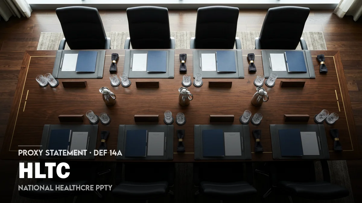 National Healthcare Properties details 2026 proxy votes | HLTC Proxy ...