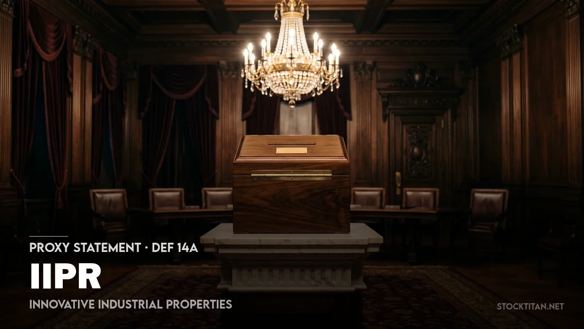 1 News Article Image Innovative Industrial (NYSE: IIPR) details 2025 results and new 2026 incentive plan