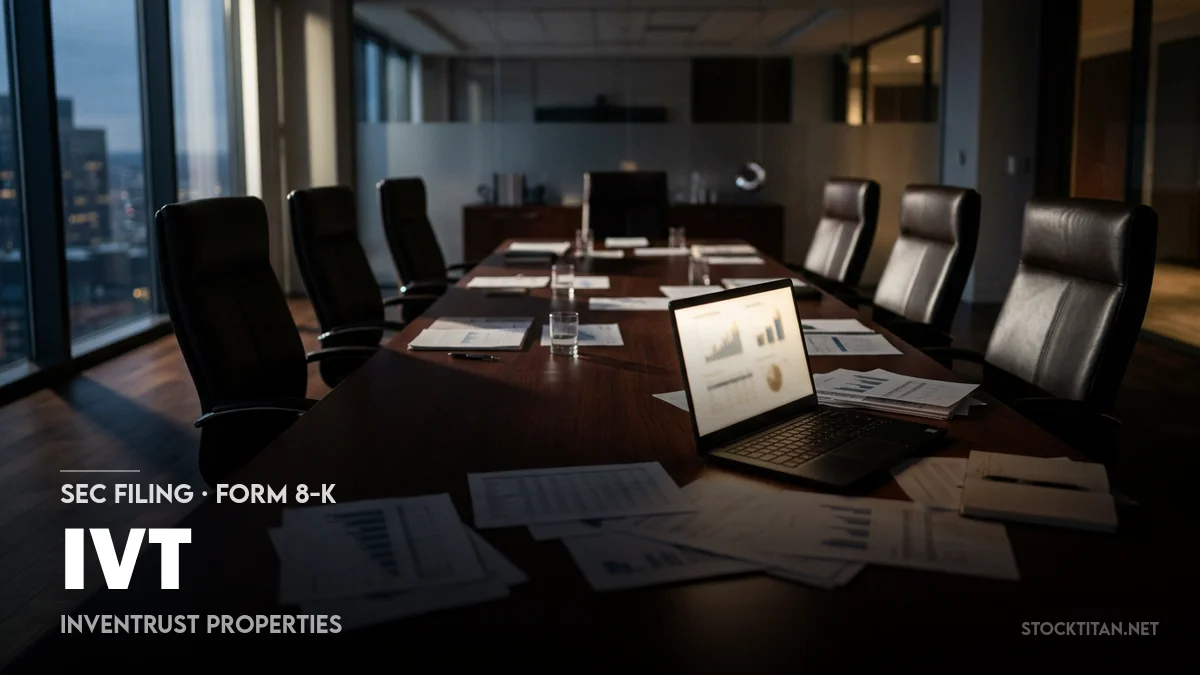 [8-K] InvenTrust Properties Corp. Reports Material Event | IVT 8-K Filing
