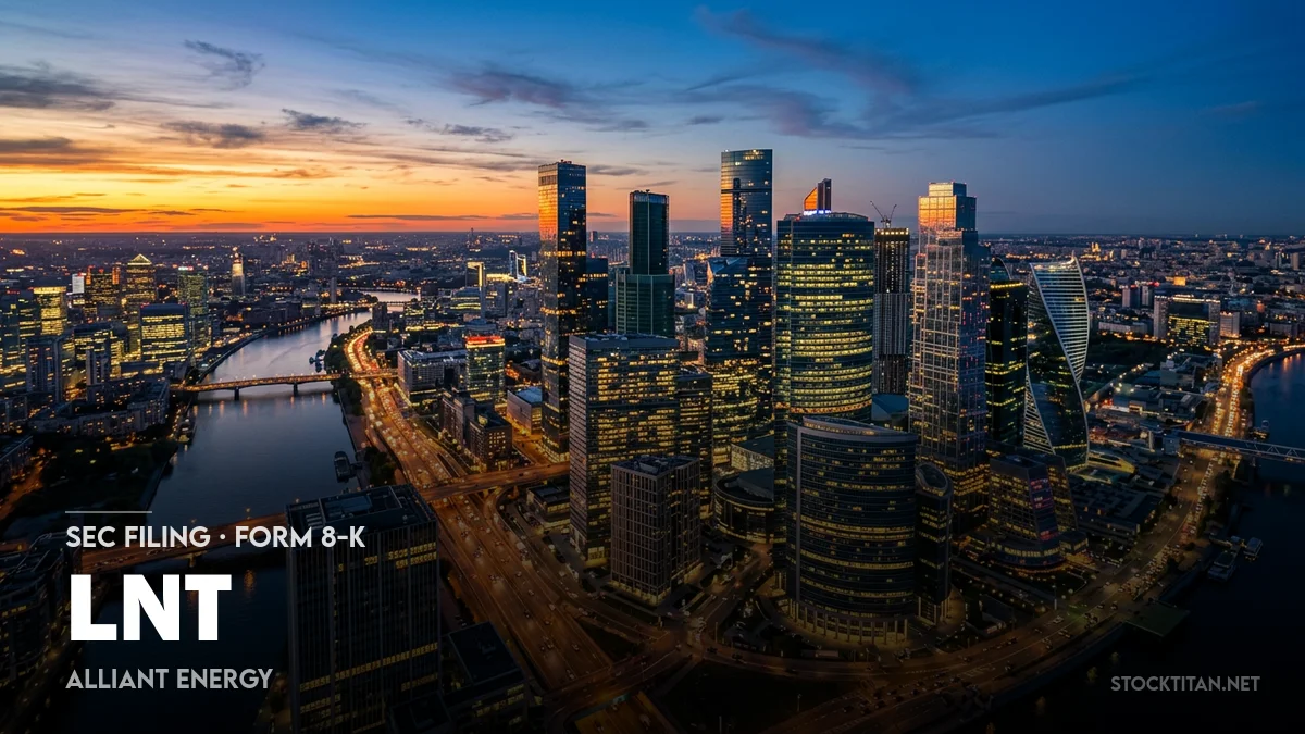 1 News Article Image Alliant Energy (NASDAQ: LNT) публикует прибыль на акцию за первый квартал 2026 года, контракт на центр обработки данных