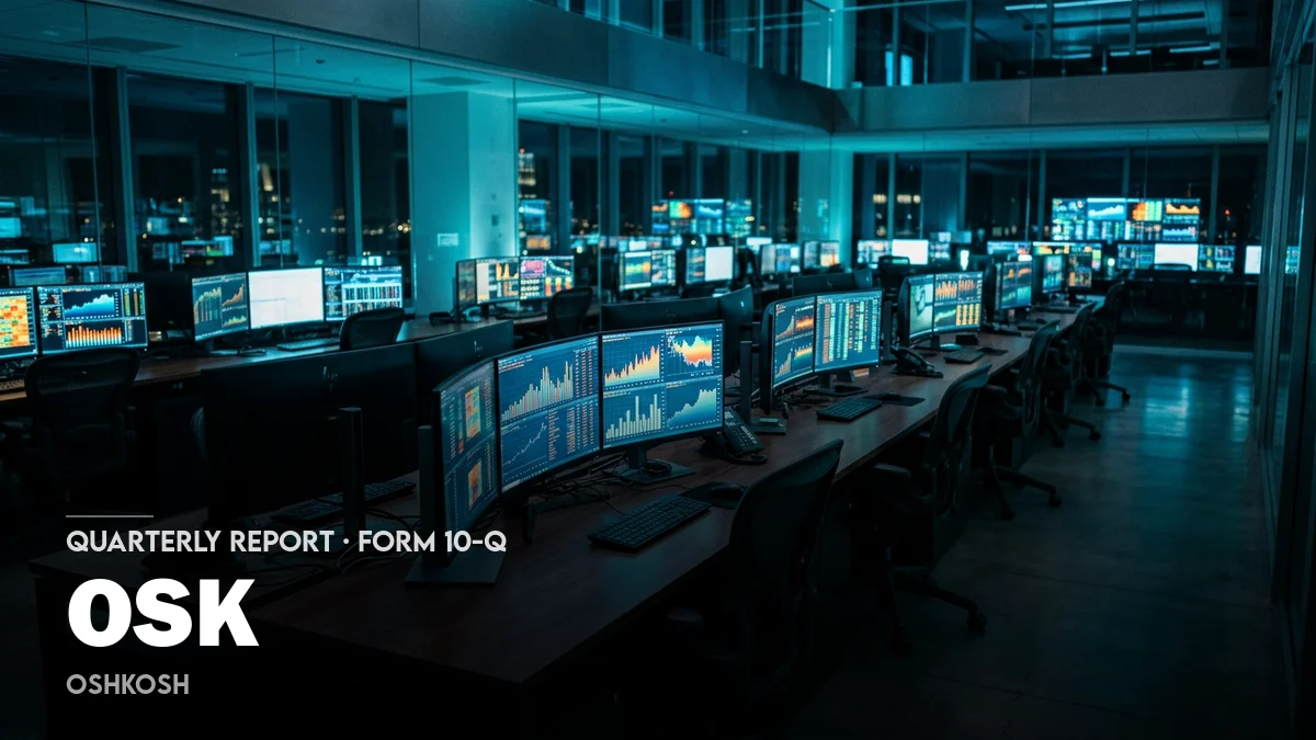 OSK Q2 2025 EPS jumps 23% as margins widen despite 4% sales dip | OSK ...