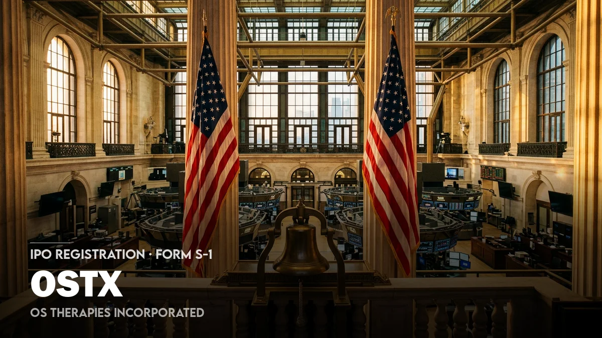 [S-1] OS Therapies Incorporated Files IPO Registration Statement | OSTX ...