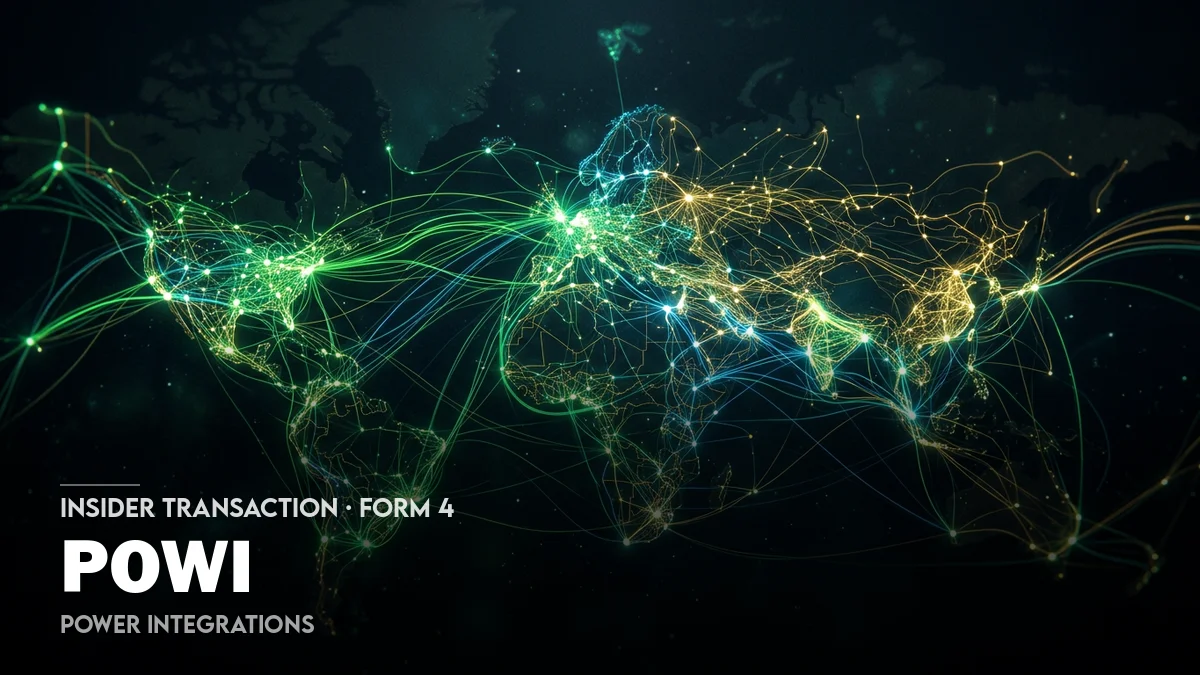 3 News Article Image Le PDG de Power Integrations (POWI) reçoit une récompense en actions de 73 038 actions