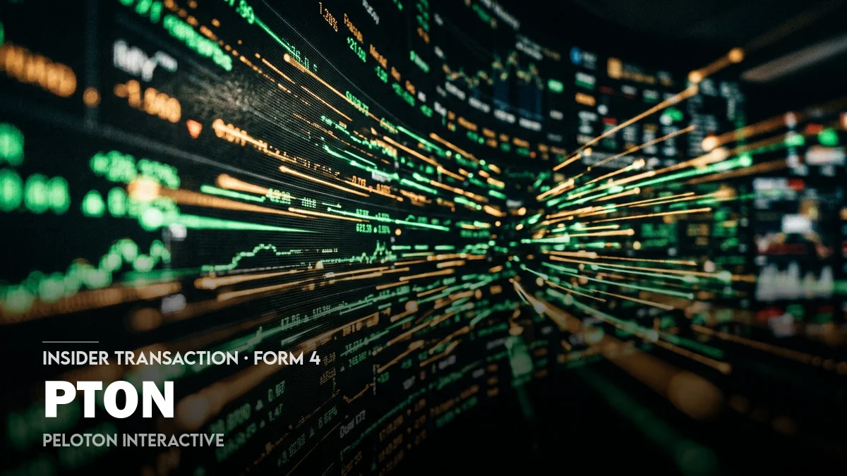 0 News Article Image Peloton (PTON) CPO verkauft Aktien, um Steuerverbindlichkeiten für RSU zu begleichen