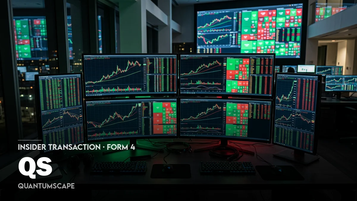 0 News Article Image [Formular 4] Insiderhandel bei QuantumScape Corp