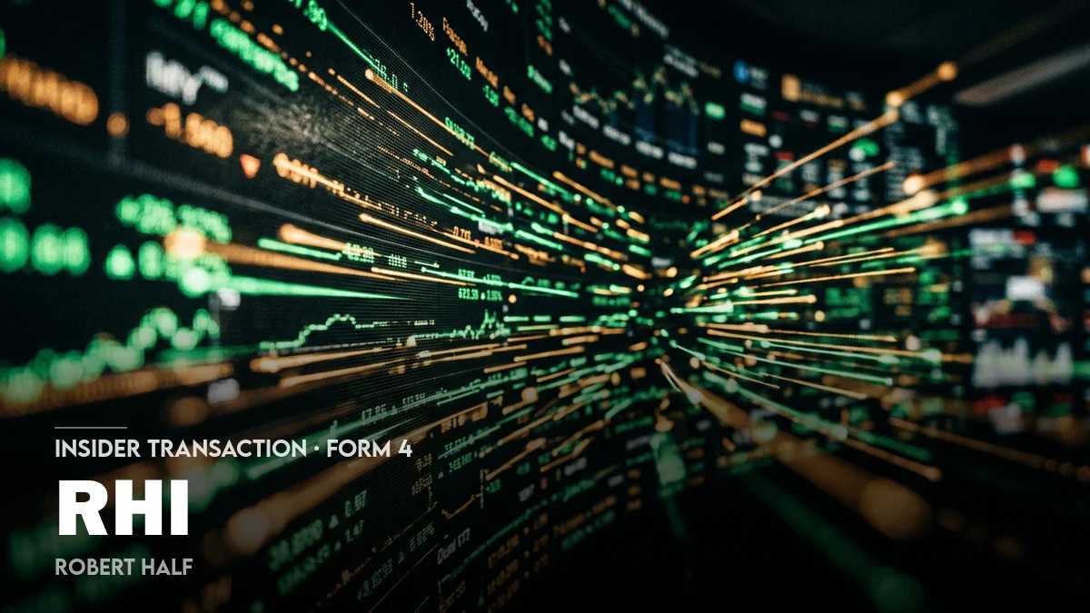 0 News Article Image Le président de Robert Half (RHI) reçoit de nouvelles attributions d'actions, des actions sont retenues pour les impôts