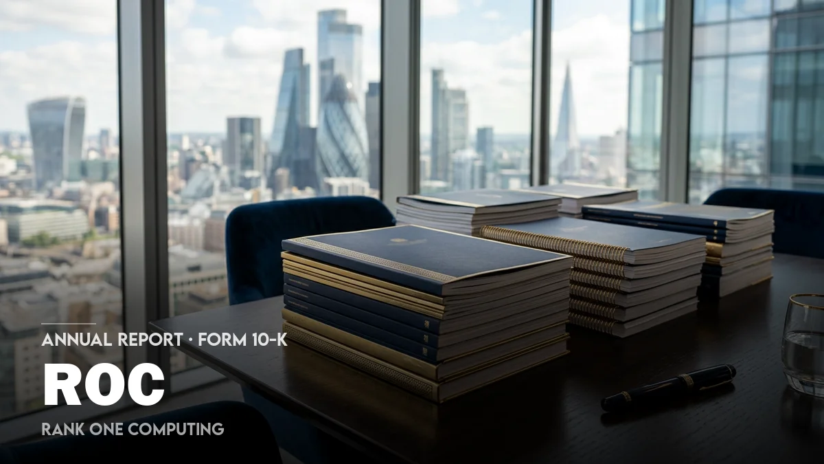 Rank One Computing details AI growth and risks | ROC Annual Report (10-K)