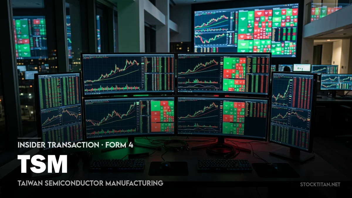 1 News Article Image TSMC (TSM) SVP Ho Li-Mei files Form 4 with no share changes