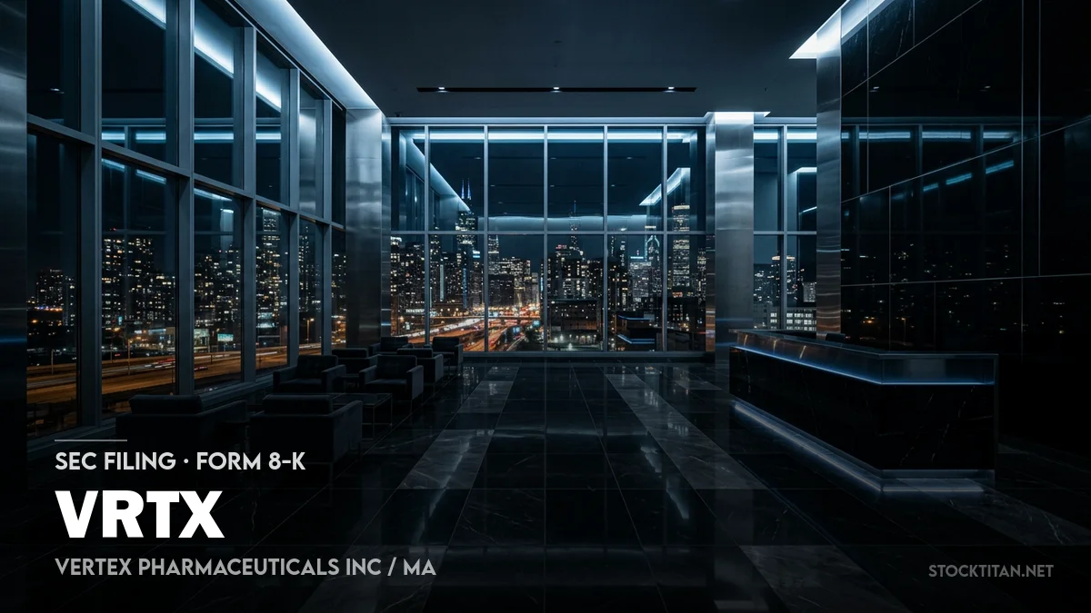 3 News Article Image [8-K] VERTEX PHARMACEUTICALS INC / MA Reports Material Event