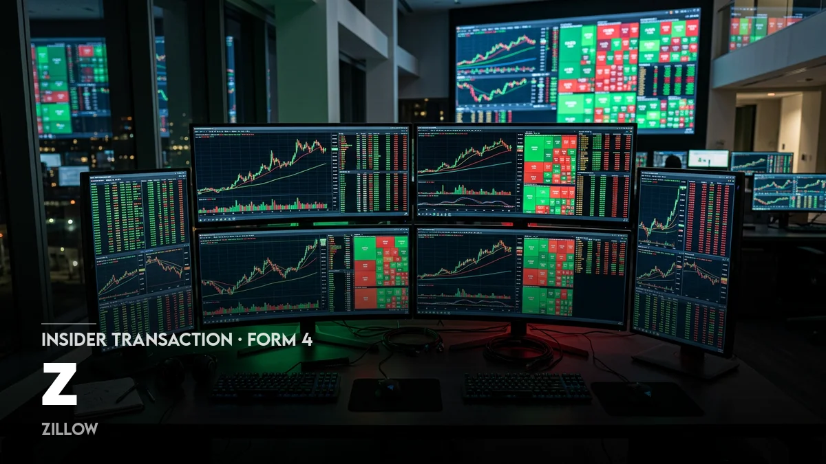 0 News Article Image Zillow Group (Z) director exercises stock options for 8,417 Class C shares